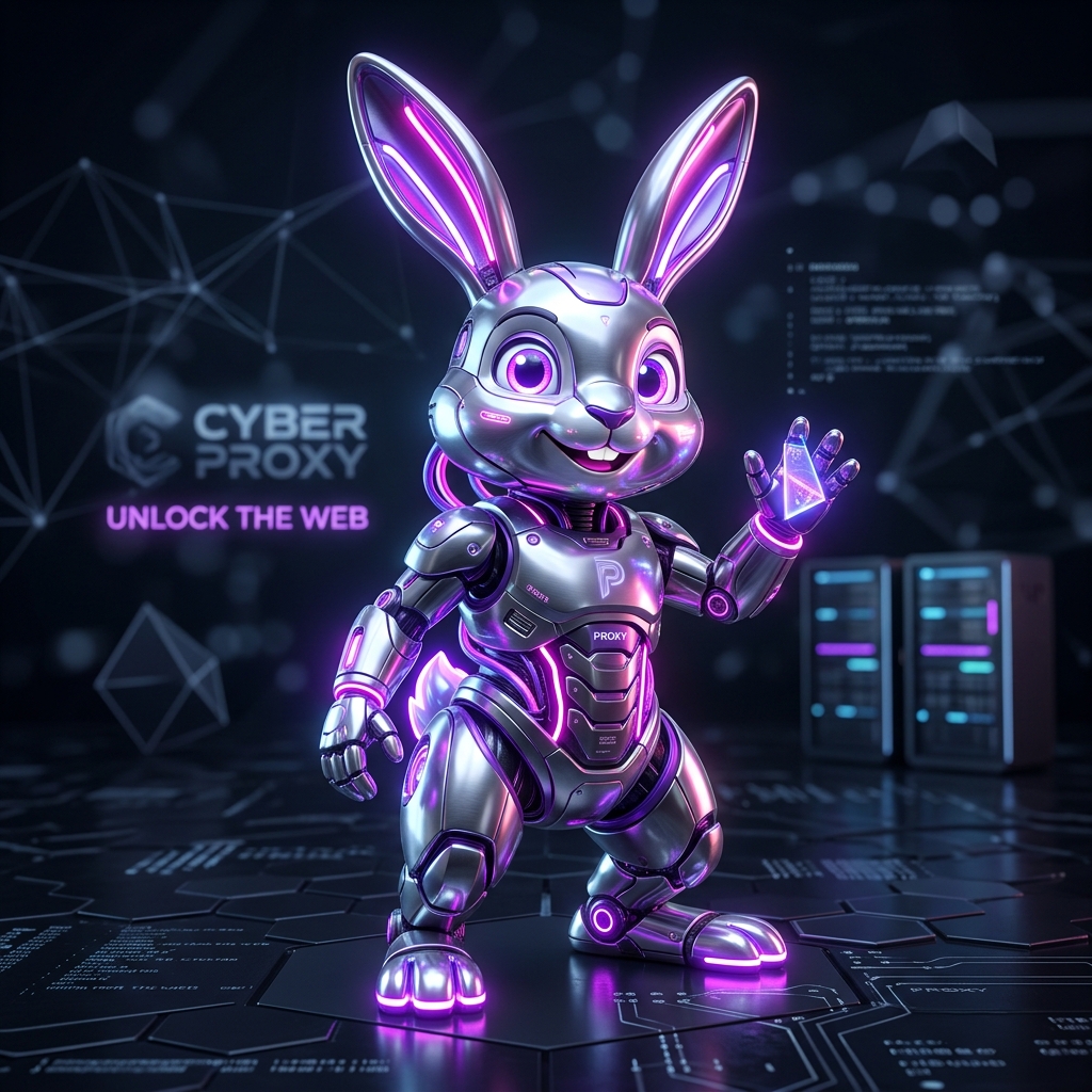 Ytoo 歪兔吉祥物 3D Cyber Rabbit